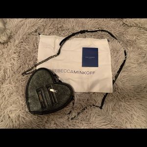 New Rebecca Minkoff Jamie Heart  Crossbody Bag